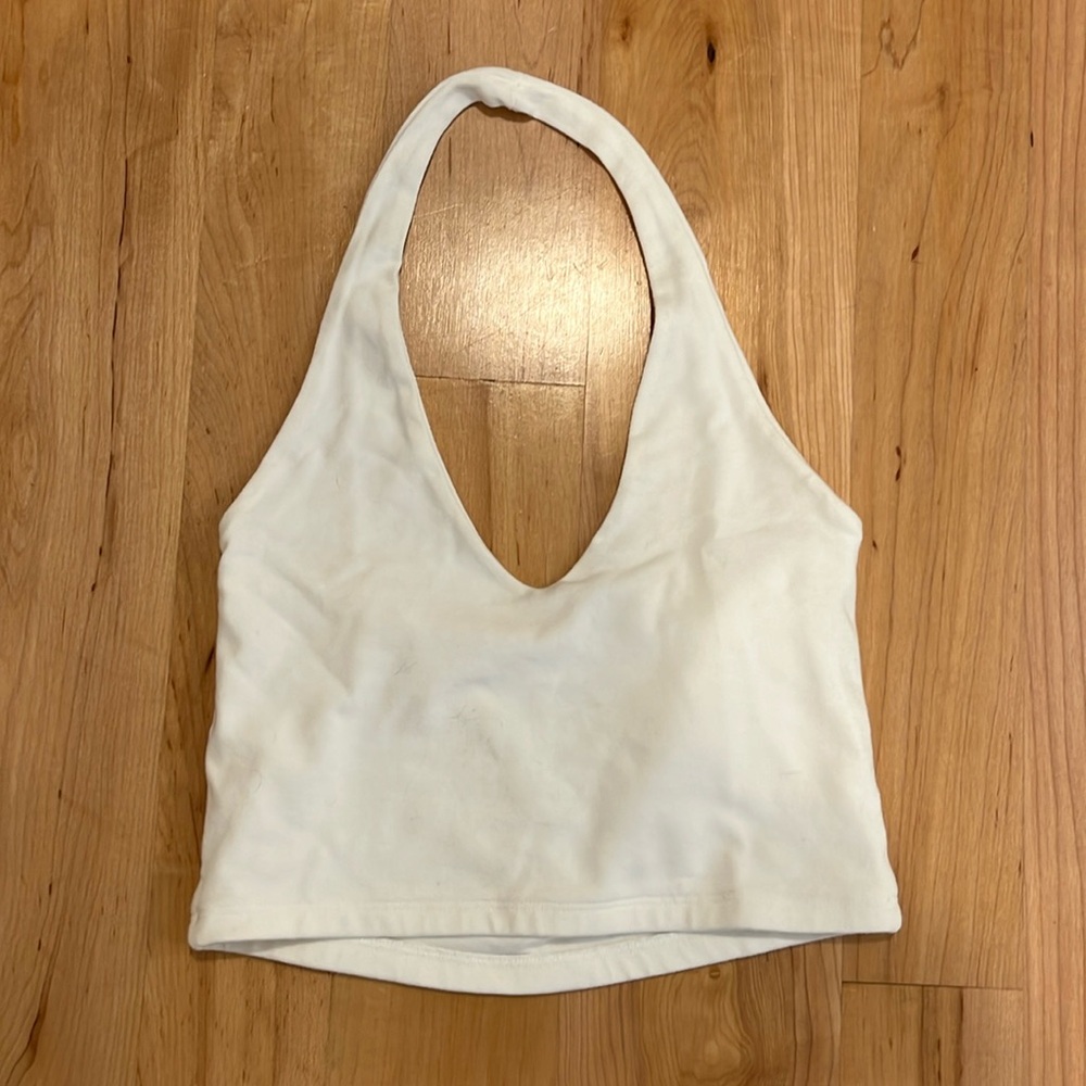 Brandy Melville V neck halter top